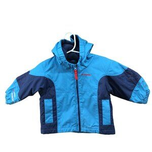 Columbia Baby 6M Insulated Jacket Waterproof Winter Snow Hooded Blue Super Speed